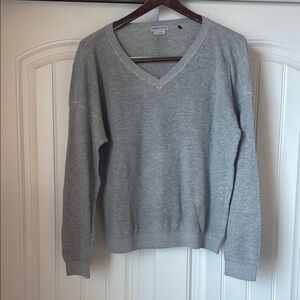 Prana Milani women’s gray sweater organic cotton wool blend